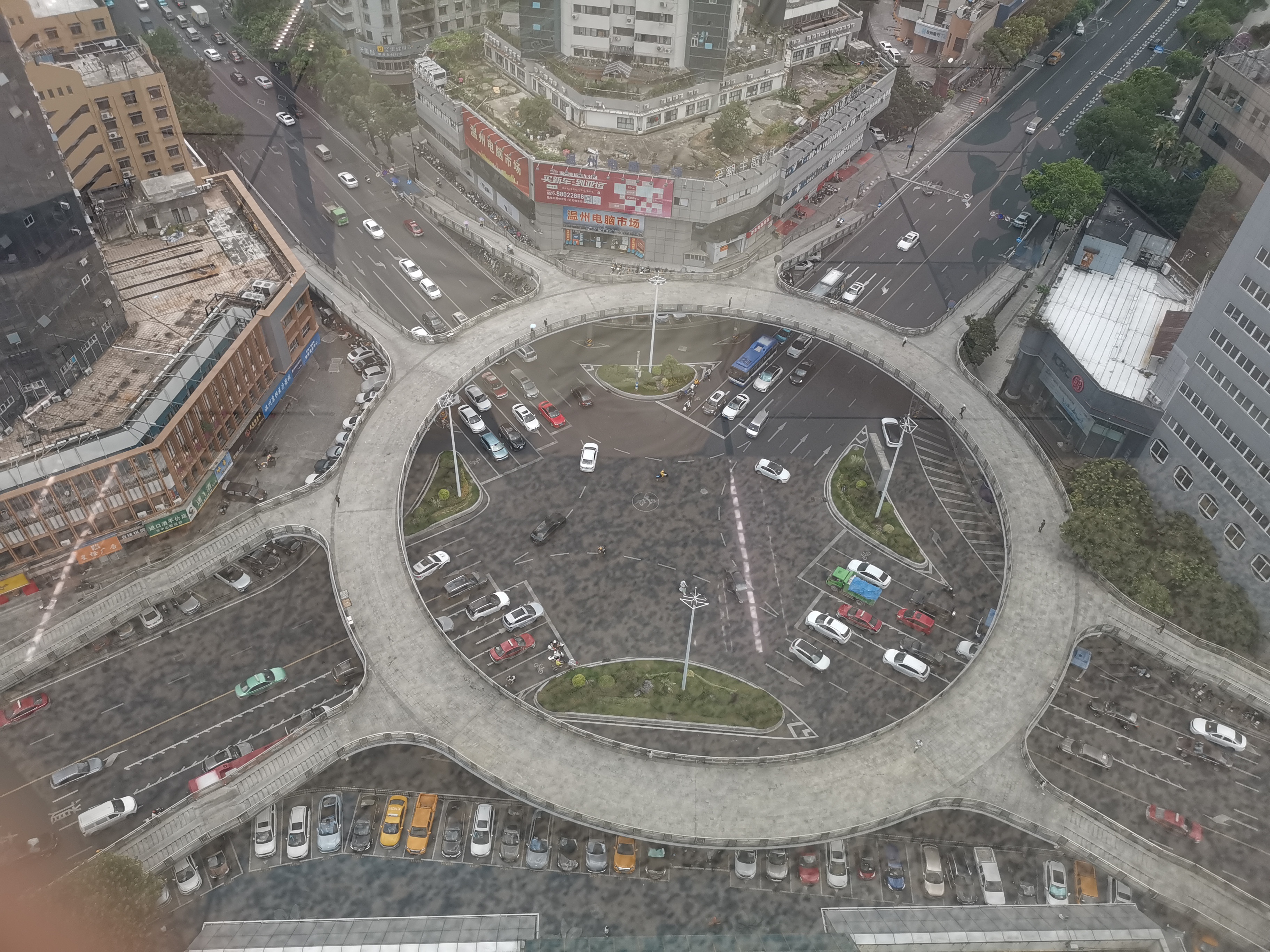 温州电信局俯瞰圆形立交.jpg 温州电信局俯瞰圆形立交.jpg